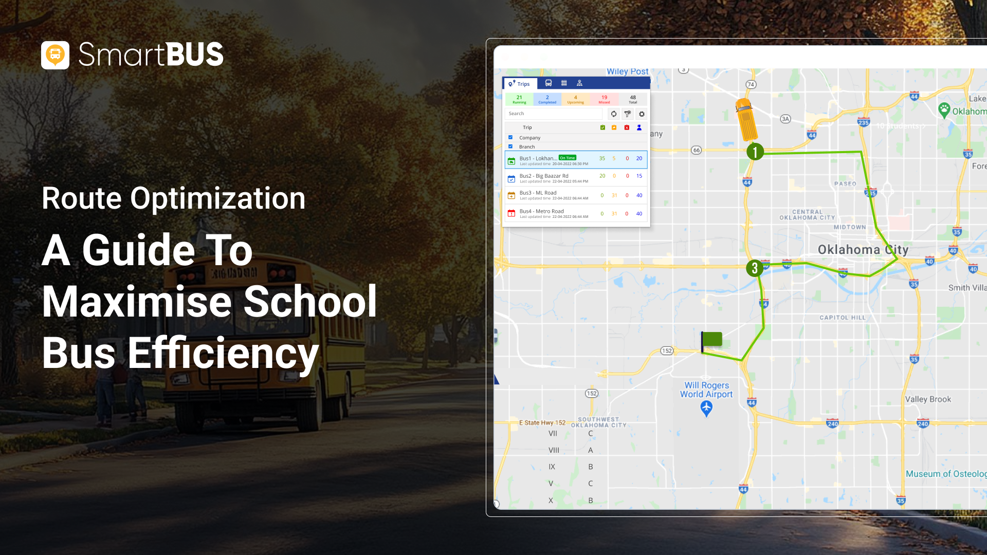 Route Optmization : A guide to maximise school bus efficience